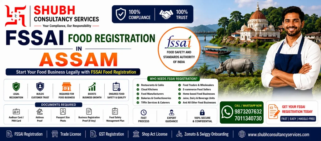 FSSAI Registration in Assam